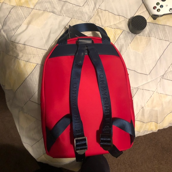 Tommy Hilfiger book bag Red and navy blue - Picture 3 of 4